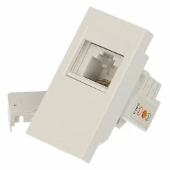 Prise Téléphone RJ11 ½ Module Efapel Quadra & Latina (45x45)