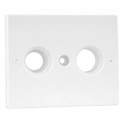 Efapel 70685 TBR Enjoliveur Pour Prises R - TV - Blanc