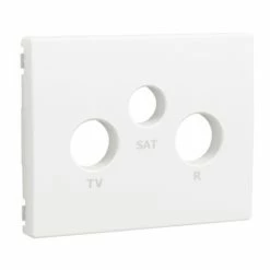 Efapel 70775 TBR Enjoliveur Pour Prises R - TV - SAT - Blanc