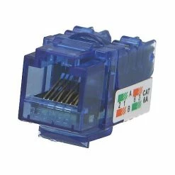 Connecteur RJ45 Femelle Cat 6A Pour Coffret De Communication Efapel