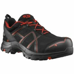HAIX Black Eagle Safety 40 Low Black/red Moderne-sportif, Design Combiné Avec La Technologie De Sécurité Innovante. 38 UK 5.0 / EU 38
