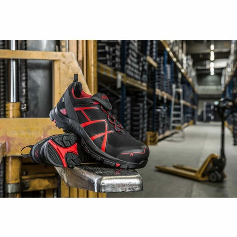 HAIX Black Eagle Safety 40 Low Black/red Moderne-sportif, Design Combiné Avec La Technologie De Sécurité Innovante. 38 UK 5.0 / EU 38 3 HAIX Black Eagle Safety 40 Low Black/red Moderne-sportif, Design Combiné Avec La Technologie De Sécurité Innovante. 38 UK 5.0 / EU 38 – Image 3
