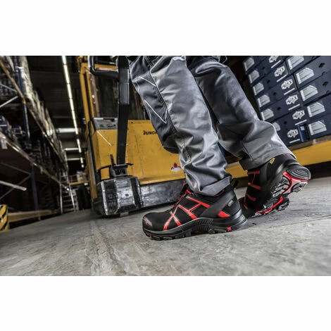 HAIX Black Eagle Safety 40 Low Black/red Moderne-sportif, Design Combiné Avec La Technologie De Sécurité Innovante. 38 UK 5.0 / EU 38 4 HAIX Black Eagle Safety 40 Low Black/red Moderne-sportif, Design Combiné Avec La Technologie De Sécurité Innovante. 38 UK 5.0 / EU 38 – Image 4