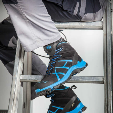 HAIX Black Eagle Safety 40 Mid Black/blue Moderne-sportif, Design Combiné Avec La Technologie De Sécurité Innovante. 42 UK 8.0 / EU 42 5 HAIX Black Eagle Safety 40 Mid Black/blue Moderne-sportif, Design Combiné Avec La Technologie De Sécurité Innovante. 42 UK 8.0 / EU 42 – Image 5
